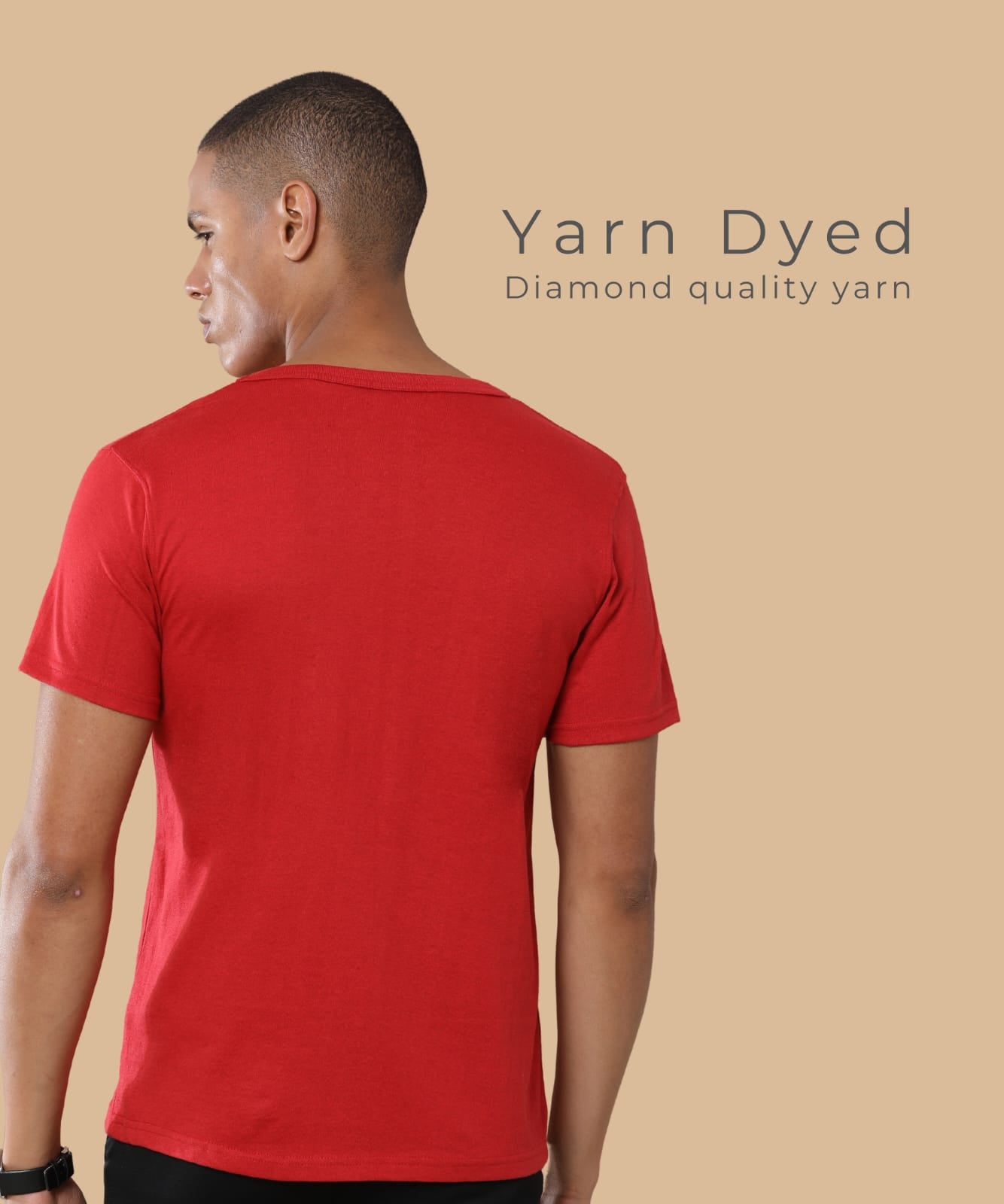 TDOM Men’s Heather Red Crewneck T-Shirt