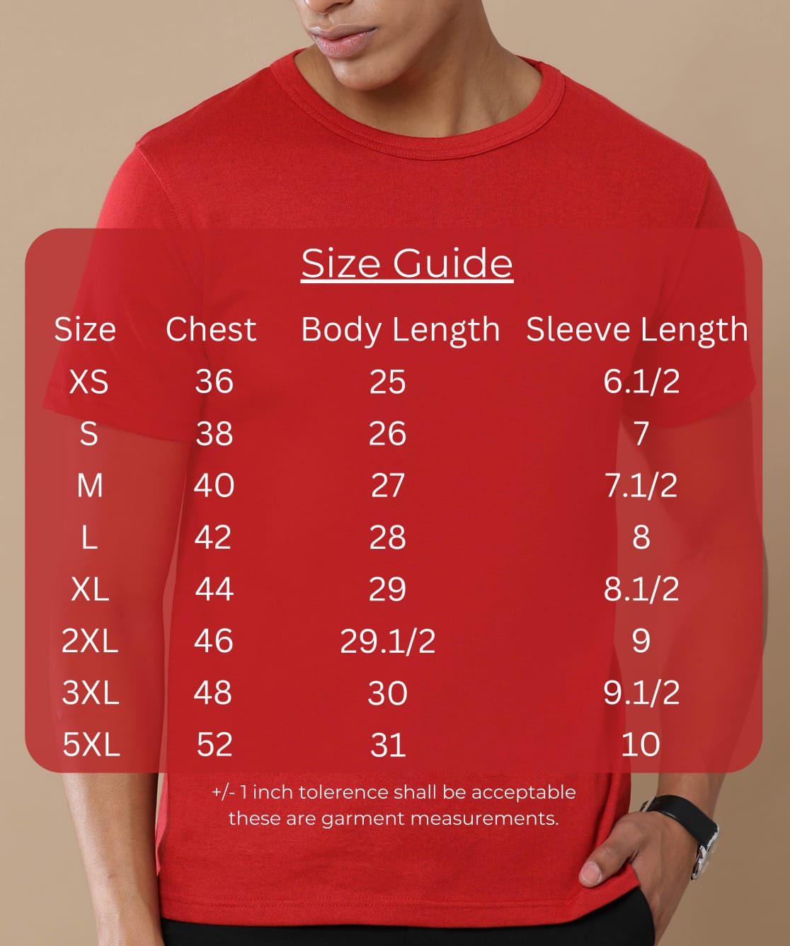 TDOM Men’s Heather Red Crewneck T-Shirt