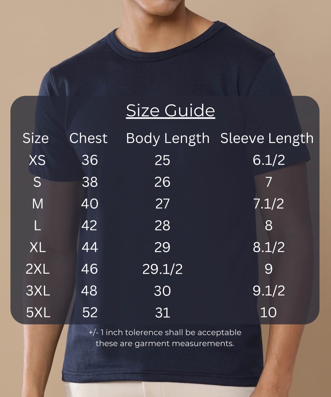 TDOM Men’s Midnight Navy Crewneck T-Shirt