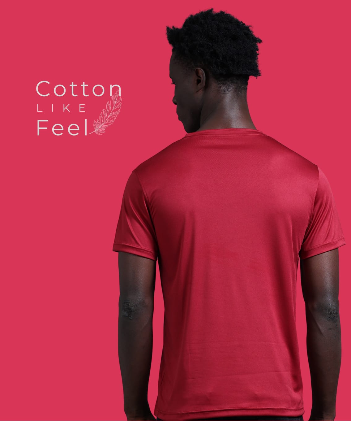 Mobilitee Loyal Maroon Crew Neck T-Shirt