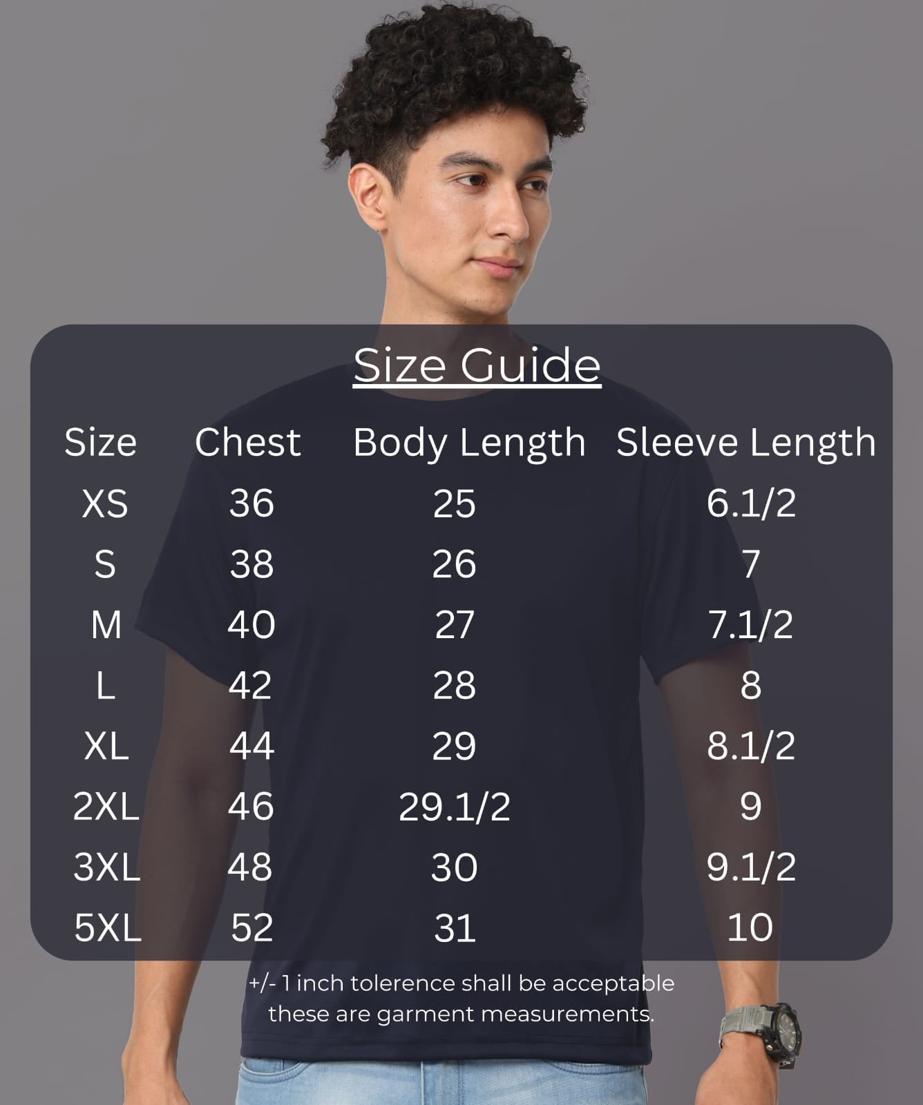 Mobilitee Midnight Navy Crew Neck T-Shirt