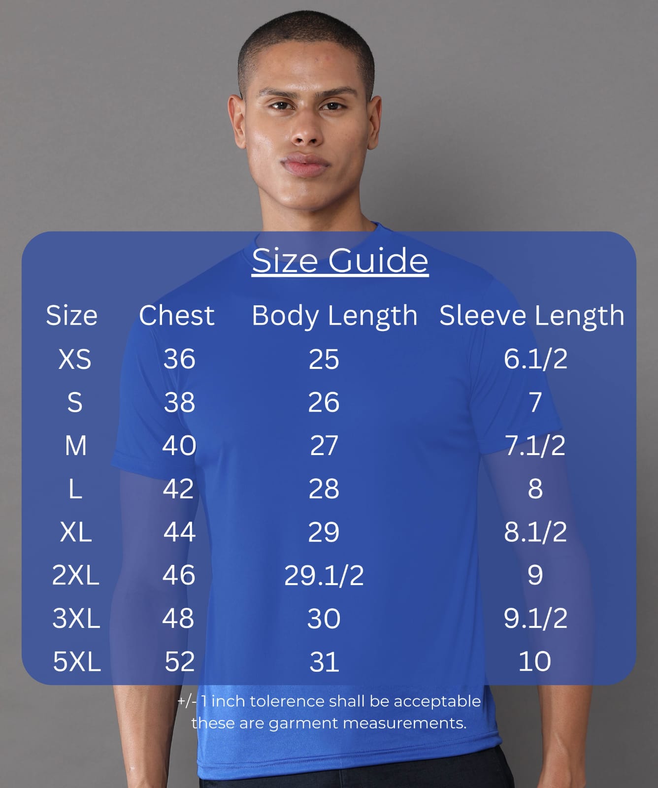 Mobilitee Imperial Blue Crew Neck T-Shirt