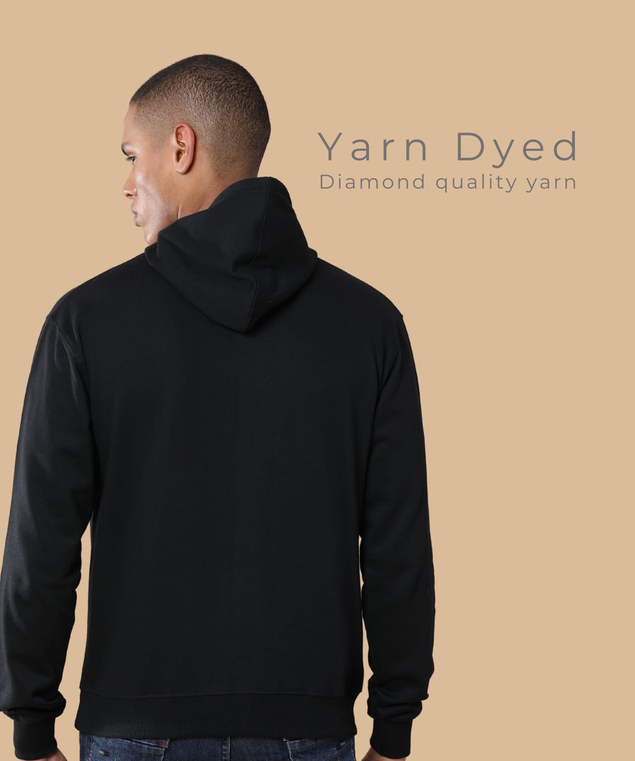 TDOM Men’s Classic Black Hoodie