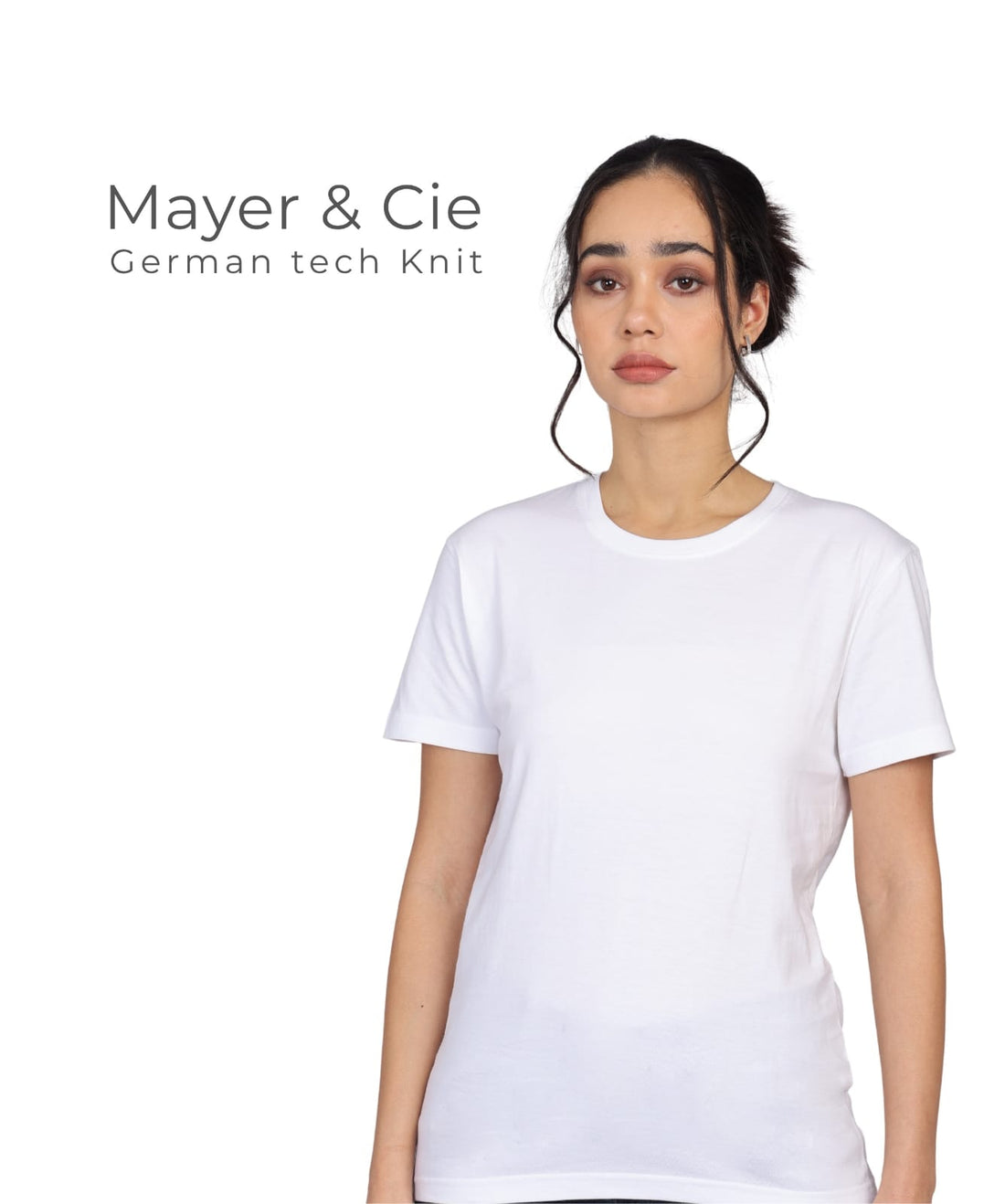 TDOM Women’s White Crew Neck T-Shirt