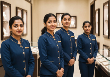 Reception and front desk staff
uniforms