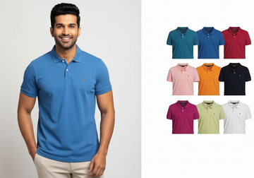 White-label t-shirts in multiple colors for branding and resale