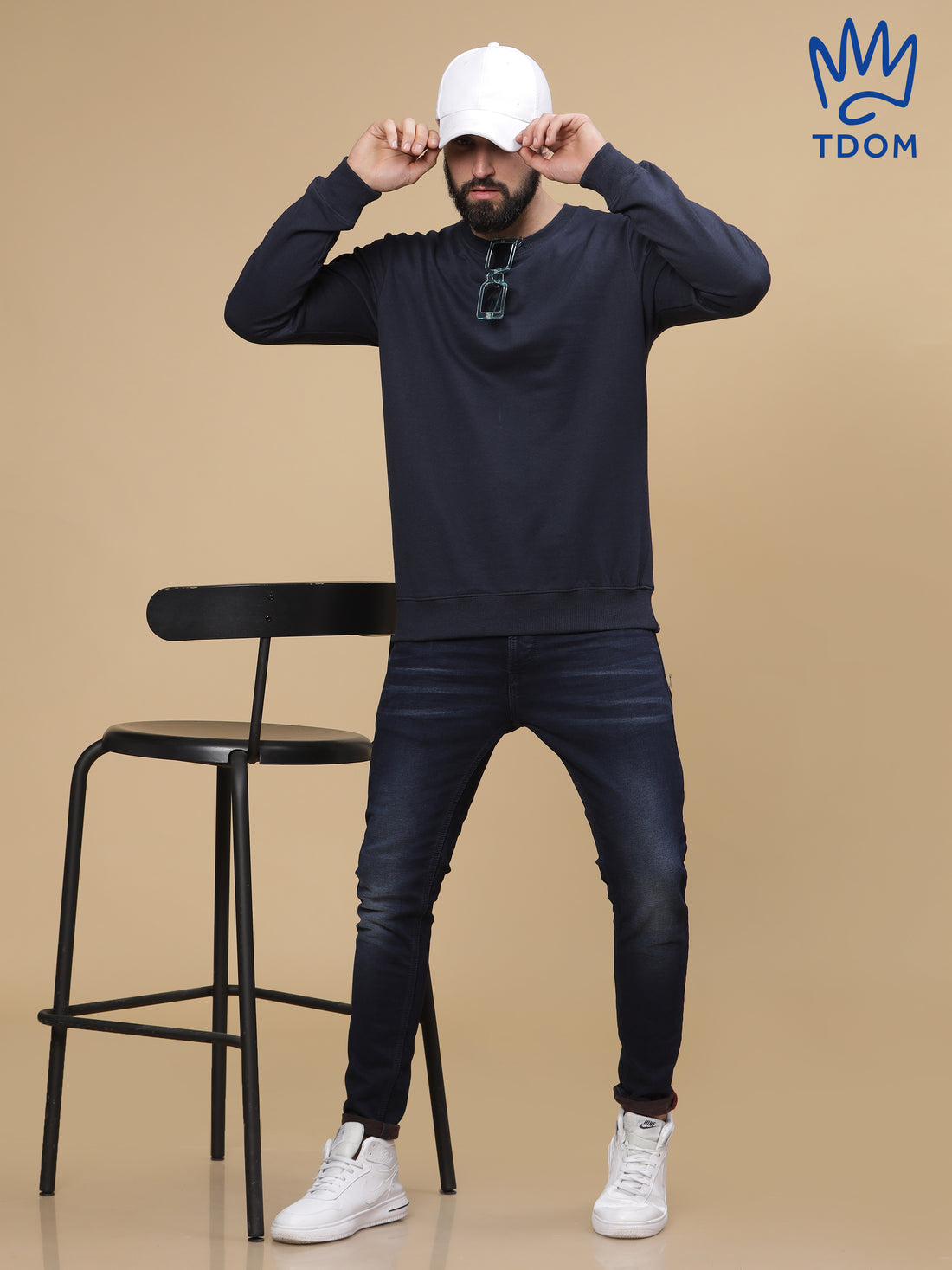 Navy Blue Sweatshirt