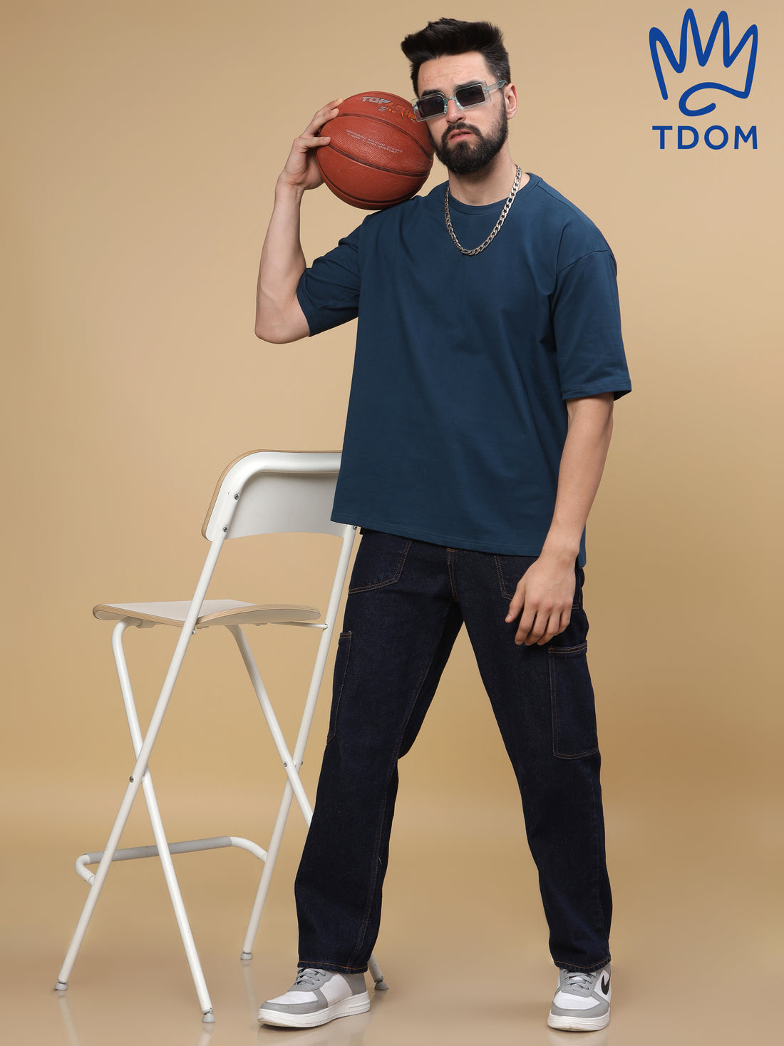 Imperial Blue Oversized Tshirt