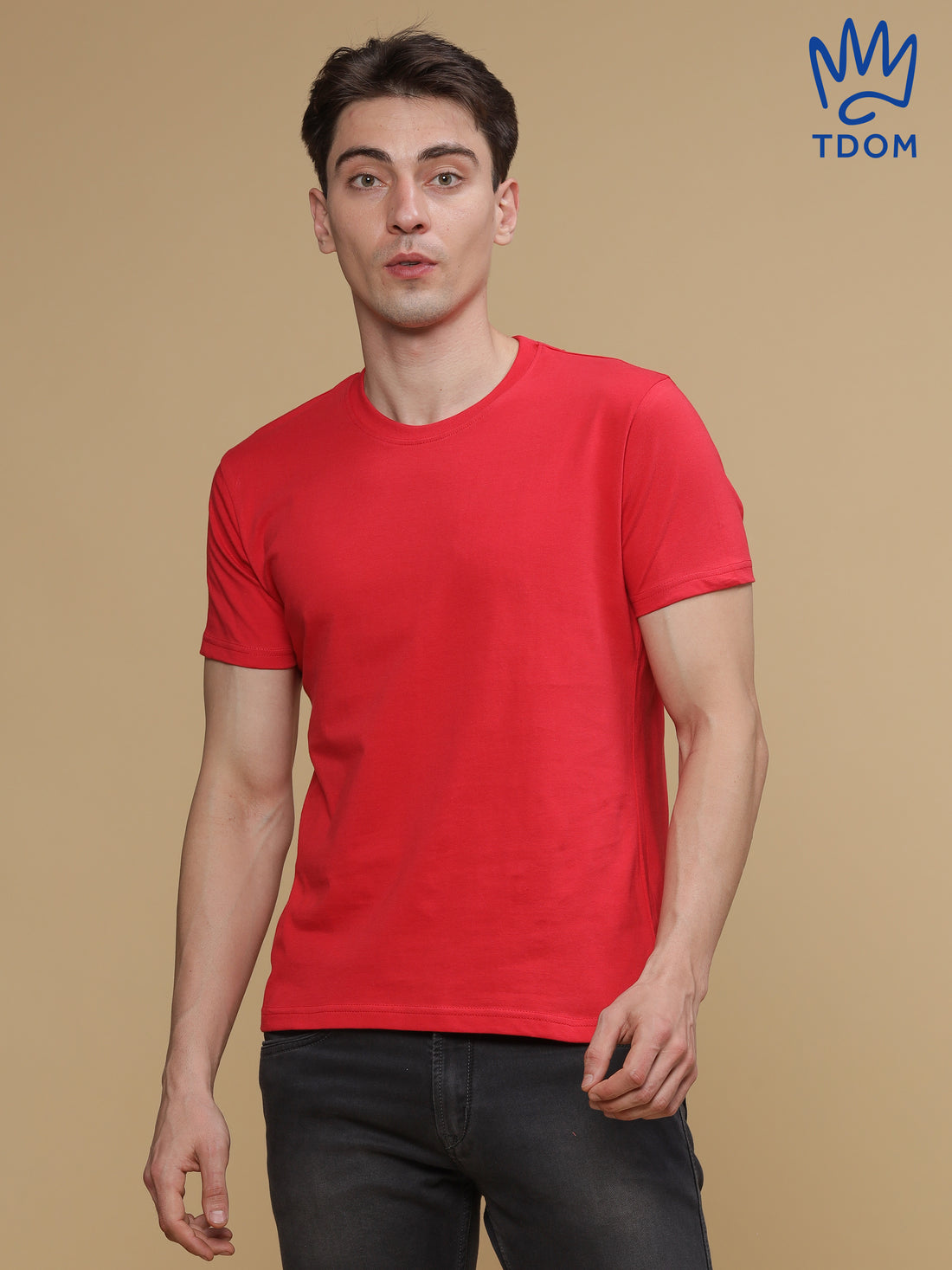 Red Round Neck Tshirt