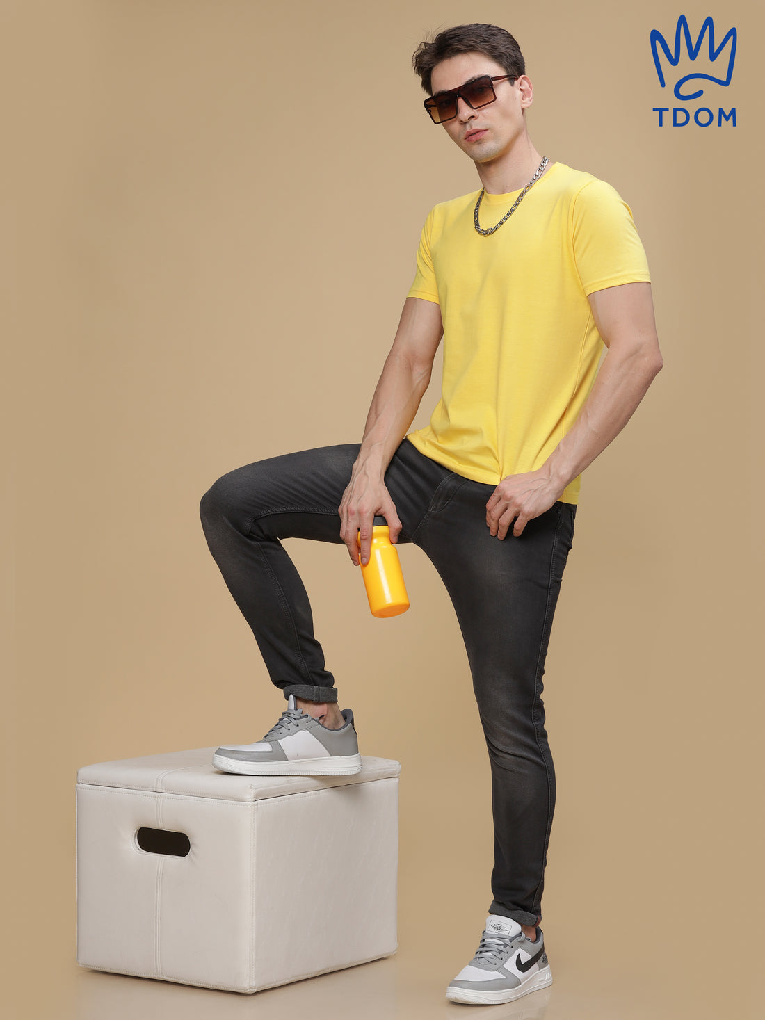 Yellow Round Neck Tshirt